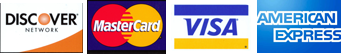 Visa, master card, Discover and Debit card